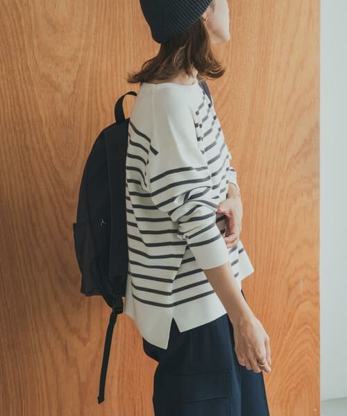 URBAN RESEARCH DOORS / アーバンリサーチ ドアーズ ニット・セーター | パネルボーダーKNIT | 詳細26