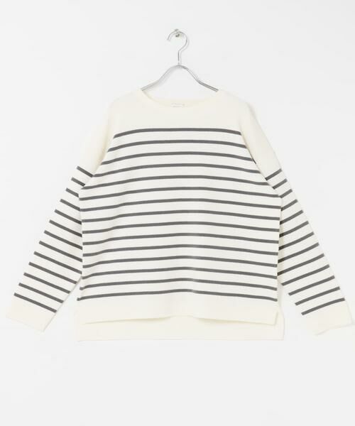 URBAN RESEARCH DOORS / アーバンリサーチ ドアーズ ニット・セーター | パネルボーダーKNIT | 詳細29