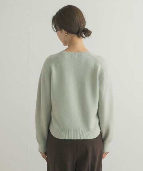 URBAN RESEARCH DOORS / アーバンリサーチ ドアーズ ニット・セーター | ウールコンパクトクルーネックプルオーバー | 詳細10