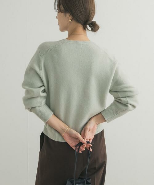 URBAN RESEARCH DOORS / アーバンリサーチ ドアーズ ニット・セーター | ウールコンパクトクルーネックプルオーバー | 詳細5