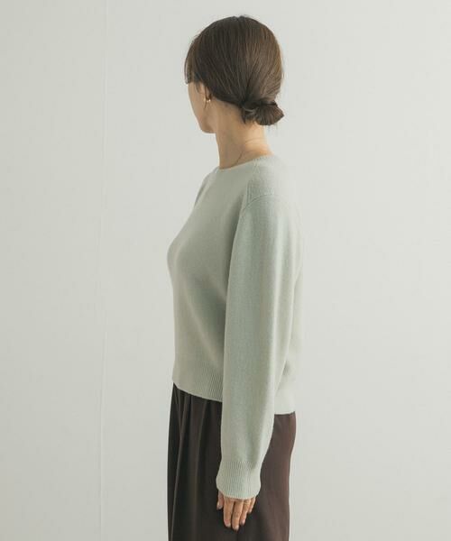URBAN RESEARCH DOORS / アーバンリサーチ ドアーズ ニット・セーター | ウールコンパクトクルーネックプルオーバー | 詳細9