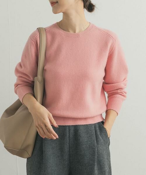 URBAN RESEARCH DOORS / アーバンリサーチ ドアーズ ニット・セーター | ウールコンパクトクルーネックプルオーバー | 詳細13