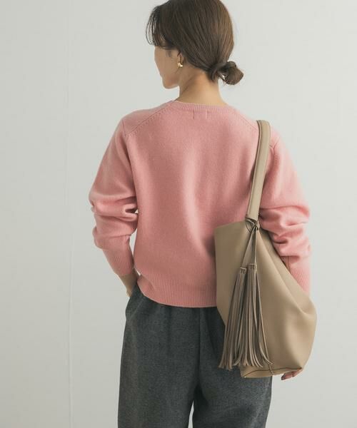 URBAN RESEARCH DOORS / アーバンリサーチ ドアーズ ニット・セーター | ウールコンパクトクルーネックプルオーバー | 詳細15