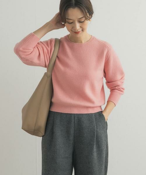 URBAN RESEARCH DOORS / アーバンリサーチ ドアーズ ニット・セーター | ウールコンパクトクルーネックプルオーバー | 詳細16