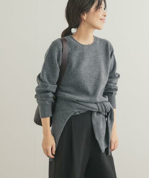 URBAN RESEARCH DOORS / アーバンリサーチ ドアーズ ニット・セーター | ウールコンパクトクルーネックプルオーバー | 詳細22