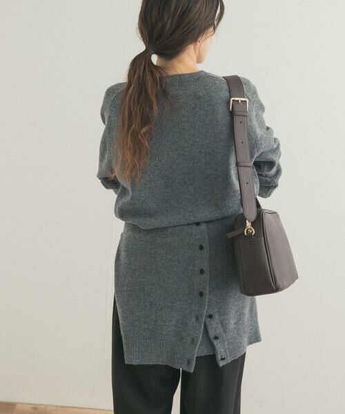 URBAN RESEARCH DOORS / アーバンリサーチ ドアーズ ニット・セーター | ウールコンパクトクルーネックプルオーバー | 詳細26