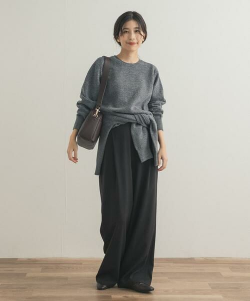 URBAN RESEARCH DOORS / アーバンリサーチ ドアーズ ニット・セーター | ウールコンパクトクルーネックプルオーバー | 詳細28