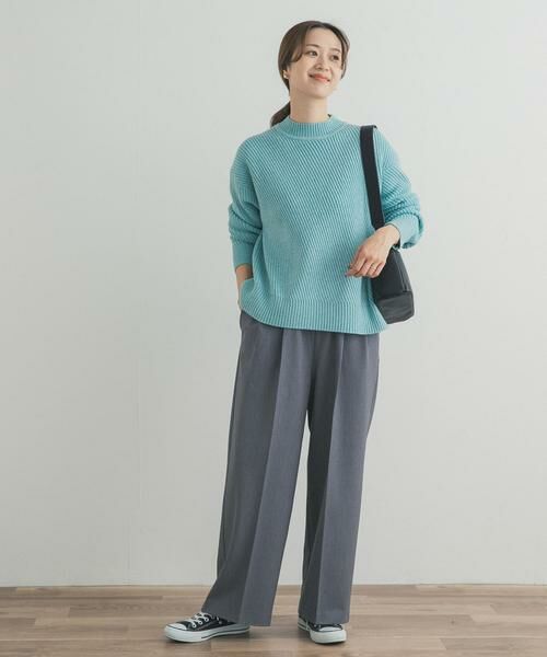 URBAN RESEARCH DOORS / アーバンリサーチ ドアーズ ニット・セーター | ツイル編みKNIT | 詳細7