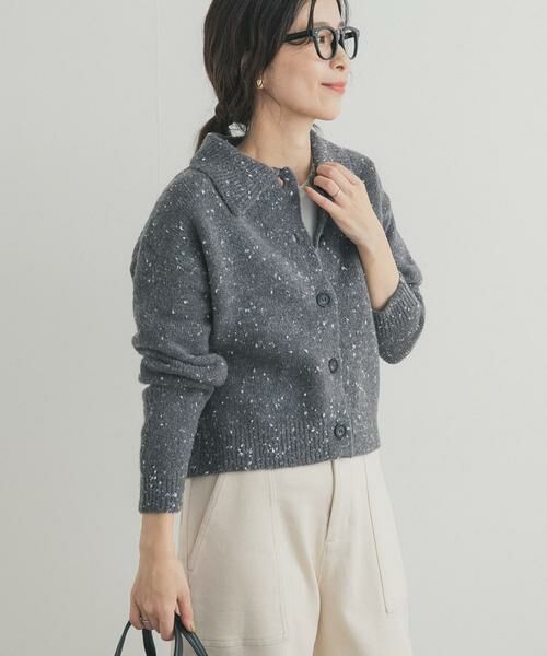 URBAN RESEARCH DOORS / アーバンリサーチ ドアーズ カーディガン・ボレロ | ネップヤーンカーディガン | 詳細1