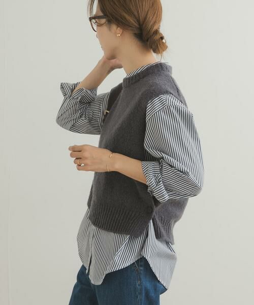 URBAN RESEARCH DOORS / アーバンリサーチ ドアーズ ベスト | ウールカシミヤニットベスト | 詳細2