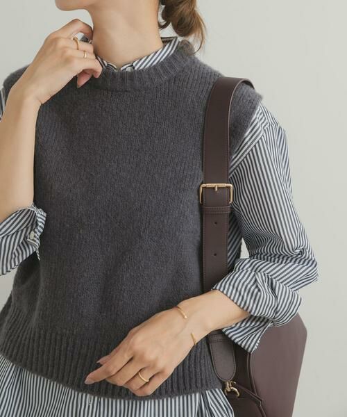 URBAN RESEARCH DOORS / アーバンリサーチ ドアーズ ベスト | ウールカシミヤニットベスト | 詳細4