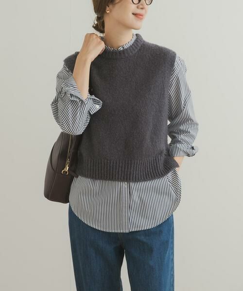 URBAN RESEARCH DOORS / アーバンリサーチ ドアーズ ベスト | ウールカシミヤニットベスト | 詳細5