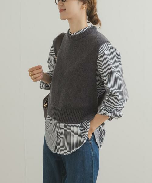 URBAN RESEARCH DOORS / アーバンリサーチ ドアーズ ベスト | ウールカシミヤニットベスト | 詳細6