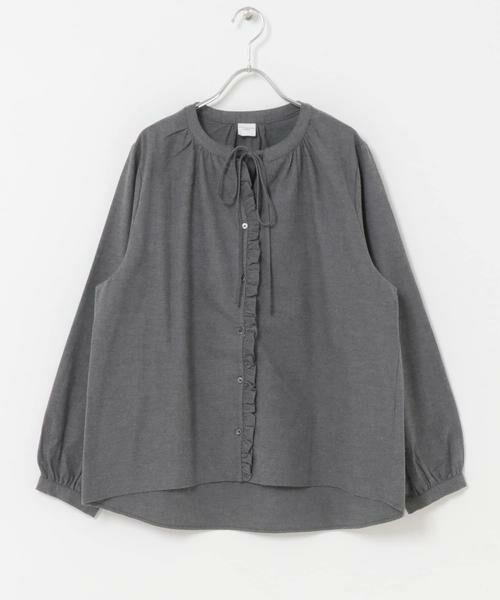 URBAN RESEARCH DOORS / アーバンリサーチ ドアーズ シャツ・ブラウス | 『蓄熱』フリルリボンブラウス | 詳細11