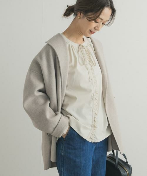 URBAN RESEARCH DOORS / アーバンリサーチ ドアーズ シャツ・ブラウス | 『蓄熱』フリルリボンブラウス | 詳細19