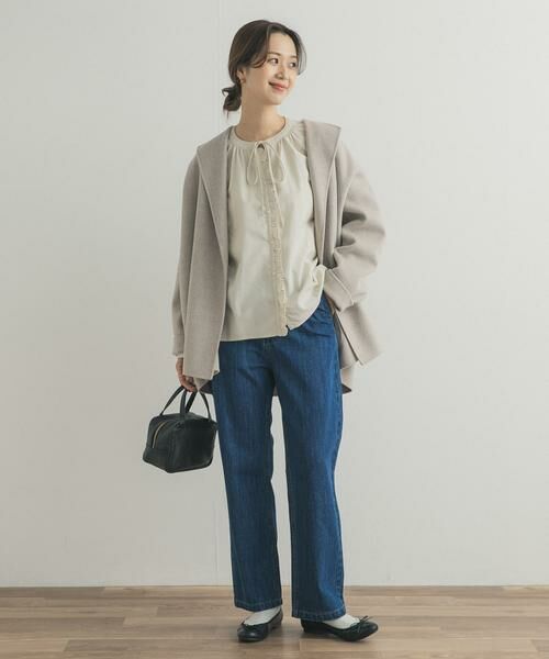 URBAN RESEARCH DOORS / アーバンリサーチ ドアーズ シャツ・ブラウス | 『蓄熱』フリルリボンブラウス | 詳細21