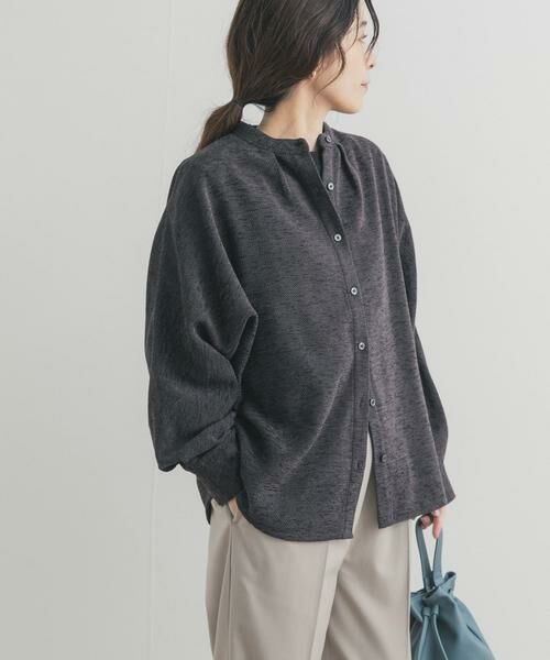 URBAN RESEARCH DOORS / アーバンリサーチ ドアーズ シャツ・ブラウス | ドルマンバンドカラーシャツ | 詳細1