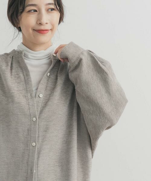 URBAN RESEARCH DOORS / アーバンリサーチ ドアーズ シャツ・ブラウス | ドルマンバンドカラーシャツ | 詳細19