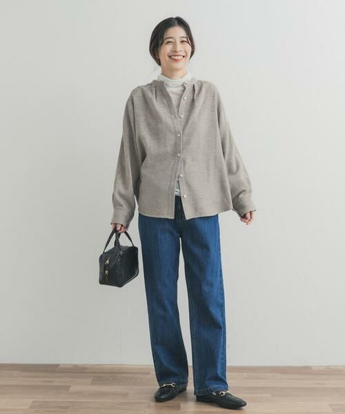 URBAN RESEARCH DOORS / アーバンリサーチ ドアーズ シャツ・ブラウス | ドルマンバンドカラーシャツ | 詳細20