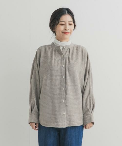 URBAN RESEARCH DOORS / アーバンリサーチ ドアーズ シャツ・ブラウス | ドルマンバンドカラーシャツ | 詳細21