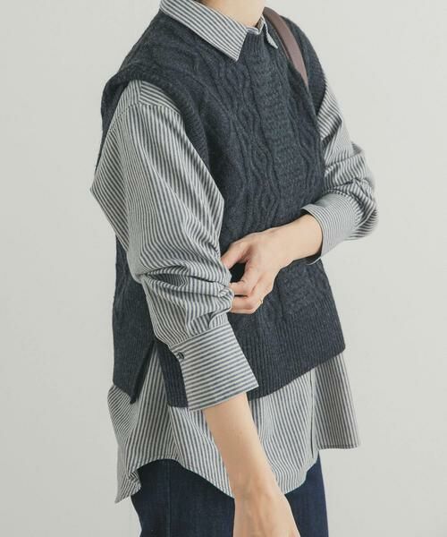 URBAN RESEARCH DOORS / アーバンリサーチ ドアーズ シャツ・ブラウス | 起毛レギュラーカラーシャツ | 詳細1