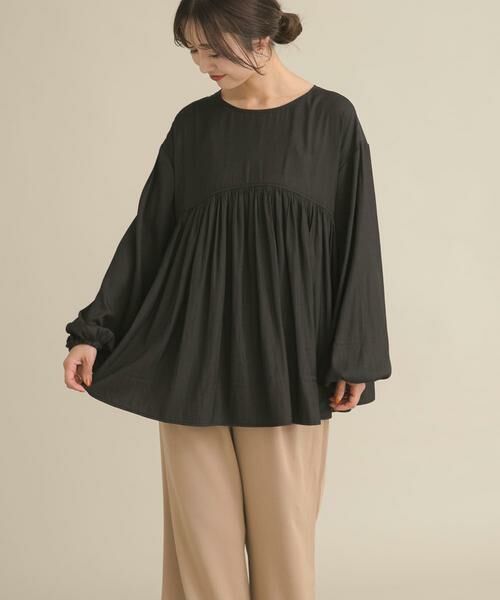 URBAN RESEARCH DOORS / アーバンリサーチ ドアーズ シャツ・ブラウス | 『スタッフ企画』2WAYギャザー切替ブラウス | 詳細2