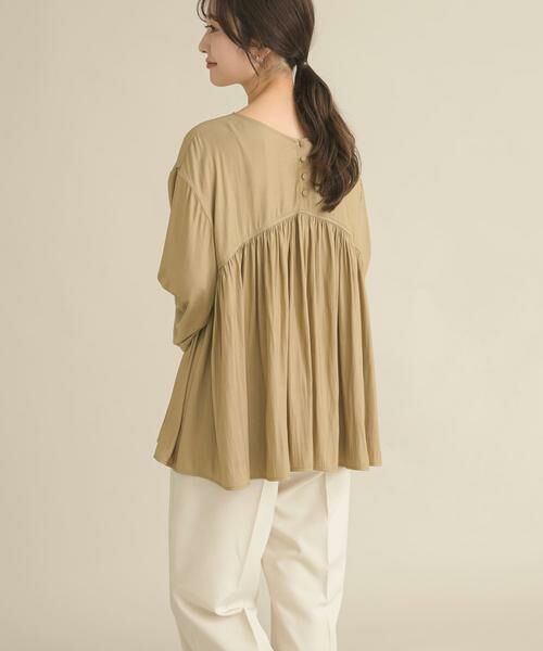 URBAN RESEARCH DOORS / アーバンリサーチ ドアーズ シャツ・ブラウス | 『スタッフ企画』2WAYギャザー切替ブラウス | 詳細9