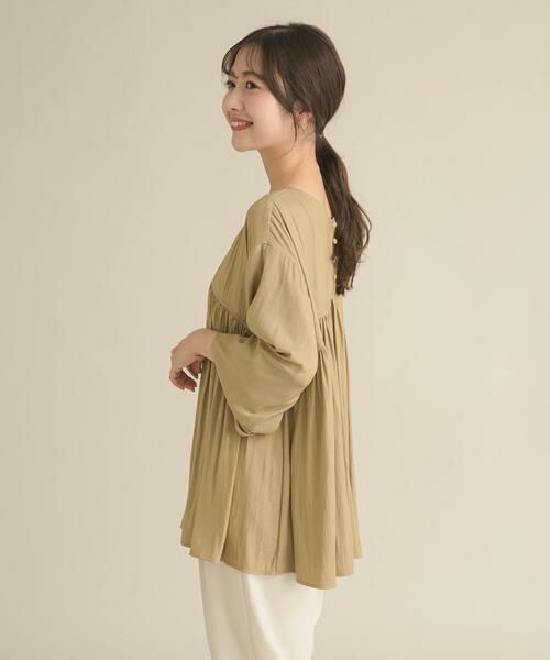URBAN RESEARCH DOORS / アーバンリサーチ ドアーズ シャツ・ブラウス | 『スタッフ企画』2WAYギャザー切替ブラウス | 詳細10