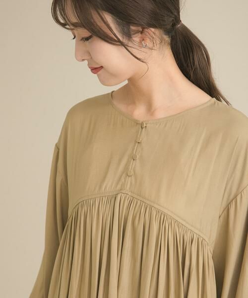 URBAN RESEARCH DOORS / アーバンリサーチ ドアーズ シャツ・ブラウス | 『スタッフ企画』2WAYギャザー切替ブラウス | 詳細11