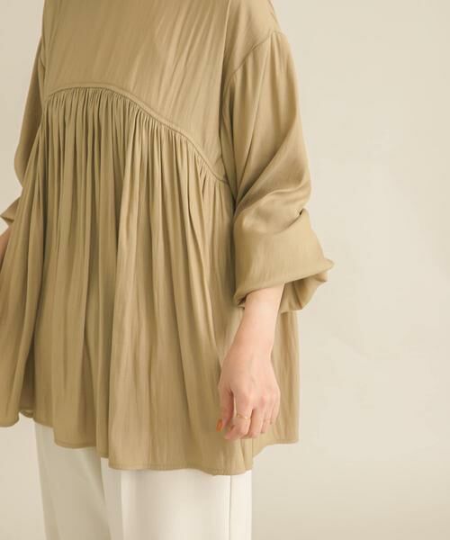 URBAN RESEARCH DOORS / アーバンリサーチ ドアーズ シャツ・ブラウス | 『スタッフ企画』2WAYギャザー切替ブラウス | 詳細12