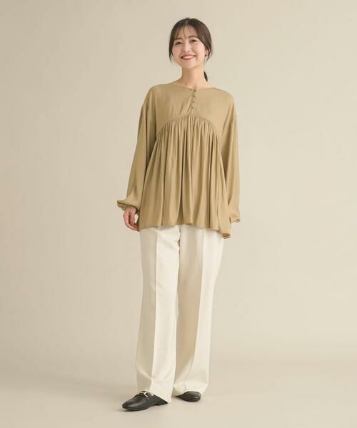 URBAN RESEARCH DOORS / アーバンリサーチ ドアーズ シャツ・ブラウス | 『スタッフ企画』2WAYギャザー切替ブラウス | 詳細13