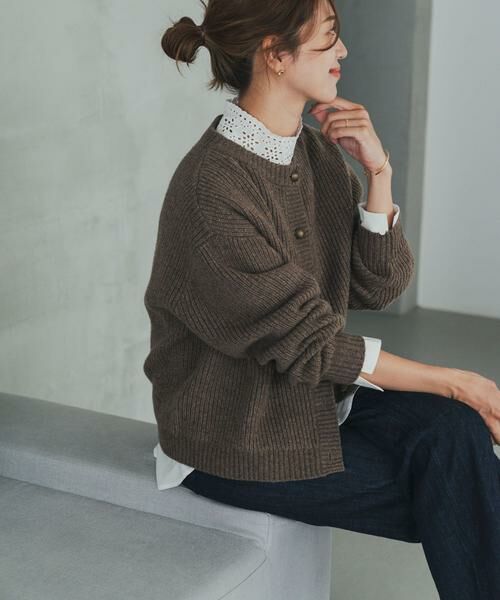 URBAN RESEARCH DOORS / アーバンリサーチ ドアーズ シャツ・ブラウス | アイレットレース衿ブラウス | 詳細2