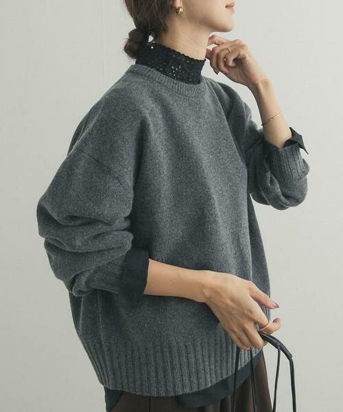 URBAN RESEARCH DOORS / アーバンリサーチ ドアーズ シャツ・ブラウス | アイレットレース衿ブラウス | 詳細13