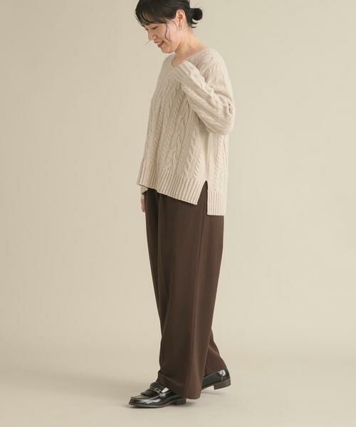 URBAN RESEARCH DOORS / アーバンリサーチ ドアーズ その他パンツ | 『スタッフ企画』センタープレスイージーパンツ | 詳細3