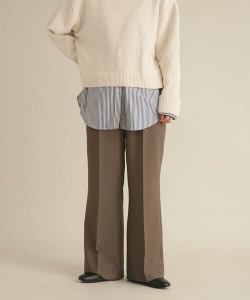 URBAN RESEARCH DOORS / アーバンリサーチ ドアーズ その他パンツ | 『スタッフ企画』センタープレスフレアパンツ | 詳細4