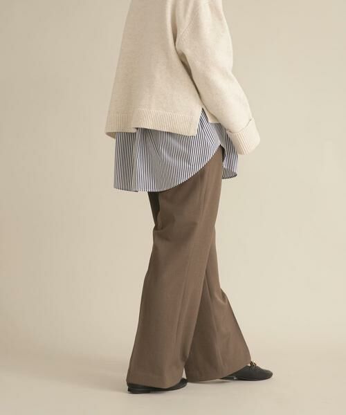 URBAN RESEARCH DOORS / アーバンリサーチ ドアーズ その他パンツ | 『スタッフ企画』センタープレスフレアパンツ | 詳細5