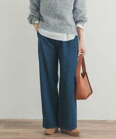 URBAN RESEARCH DOORS / アーバンリサーチ ドアーズ デニムパンツ | 裏起毛タックデニムパンツ