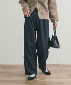 URBAN RESEARCH DOORS / アーバンリサーチ ドアーズ デニムパンツ | 裏起毛タックデニムパンツ