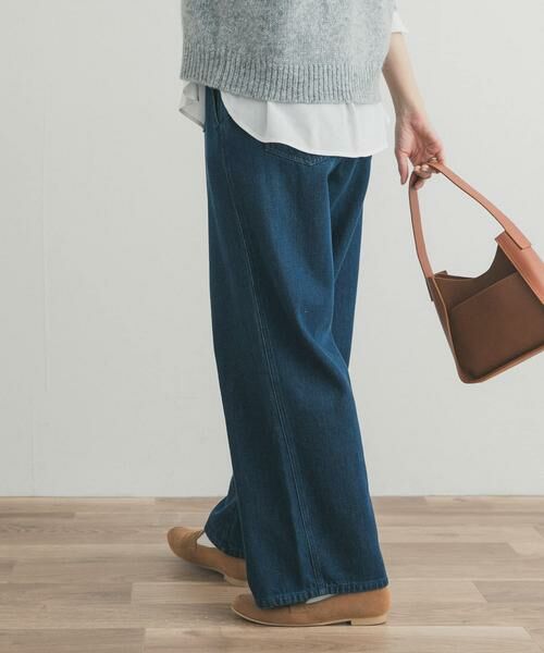 URBAN RESEARCH DOORS / アーバンリサーチ ドアーズ デニムパンツ | 裏起毛タックデニムパンツ | 詳細4