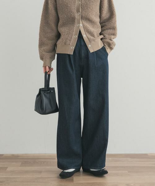 URBAN RESEARCH DOORS / アーバンリサーチ ドアーズ デニムパンツ | 裏起毛タックデニムパンツ | 詳細16