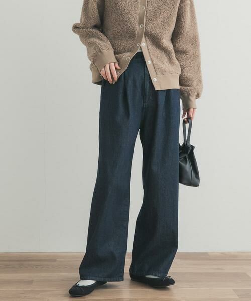 URBAN RESEARCH DOORS / アーバンリサーチ ドアーズ デニムパンツ | 裏起毛タックデニムパンツ | 詳細17