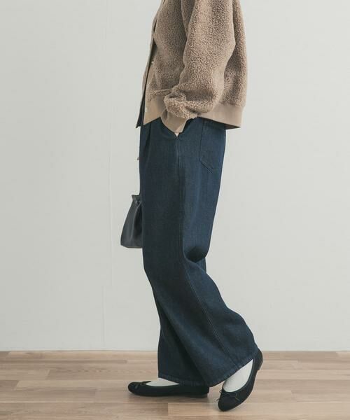 URBAN RESEARCH DOORS / アーバンリサーチ ドアーズ デニムパンツ | 裏起毛タックデニムパンツ | 詳細18