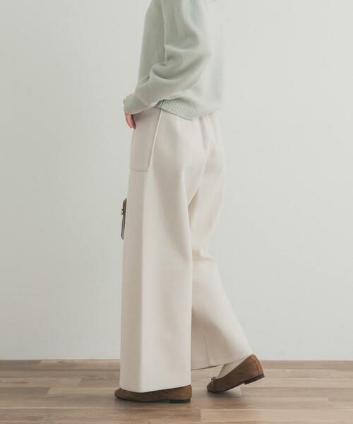 URBAN RESEARCH DOORS / アーバンリサーチ ドアーズ その他パンツ | カットメルトンワイドパンツ | 詳細5