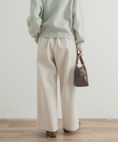 URBAN RESEARCH DOORS / アーバンリサーチ ドアーズ その他パンツ | カットメルトンワイドパンツ | 詳細6
