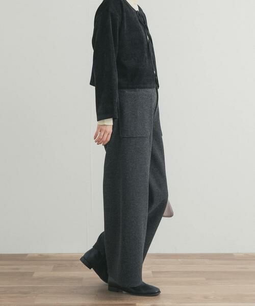 URBAN RESEARCH DOORS / アーバンリサーチ ドアーズ その他パンツ | カットメルトンワイドパンツ | 詳細10