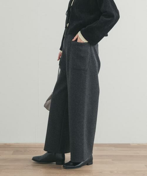 URBAN RESEARCH DOORS / アーバンリサーチ ドアーズ その他パンツ | カットメルトンワイドパンツ | 詳細13