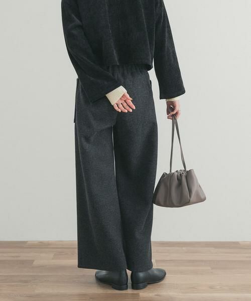 URBAN RESEARCH DOORS / アーバンリサーチ ドアーズ その他パンツ | カットメルトンワイドパンツ | 詳細14