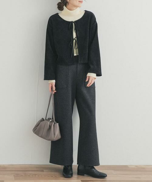 URBAN RESEARCH DOORS / アーバンリサーチ ドアーズ その他パンツ | カットメルトンワイドパンツ | 詳細15