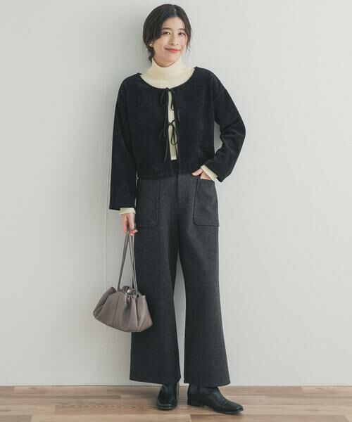 URBAN RESEARCH DOORS / アーバンリサーチ ドアーズ その他パンツ | カットメルトンワイドパンツ | 詳細16