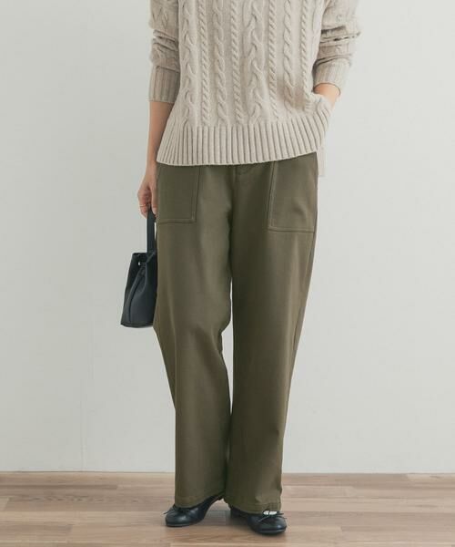 URBAN RESEARCH DOORS / アーバンリサーチ ドアーズ その他パンツ | 裏起毛ベイカーイージーパンツ | 詳細1